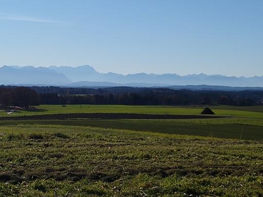 Radtour von München nach Attenham – Aussicht bei Attenham