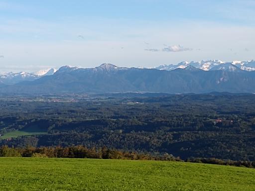 Aussicht vom Hohen Peißenberg