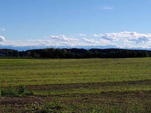 Aussicht vom Steingassenberg bei Türkenfeld