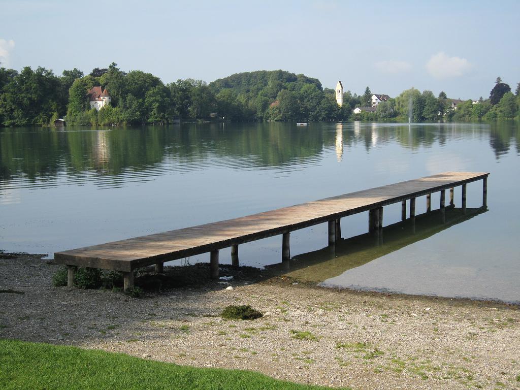 Radtour von München nach Weßling: Blick über den Weßlinger See