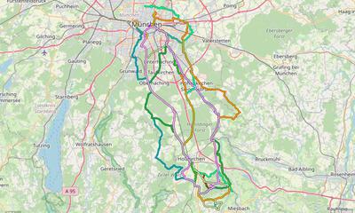 Radtour von München auf den Taubenberg: Aussicht vom Taubenberg