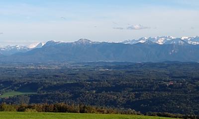 Aussicht vom Hohen Peißenberg