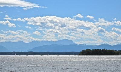 Radtour von München an den Starnberger See zum Baden