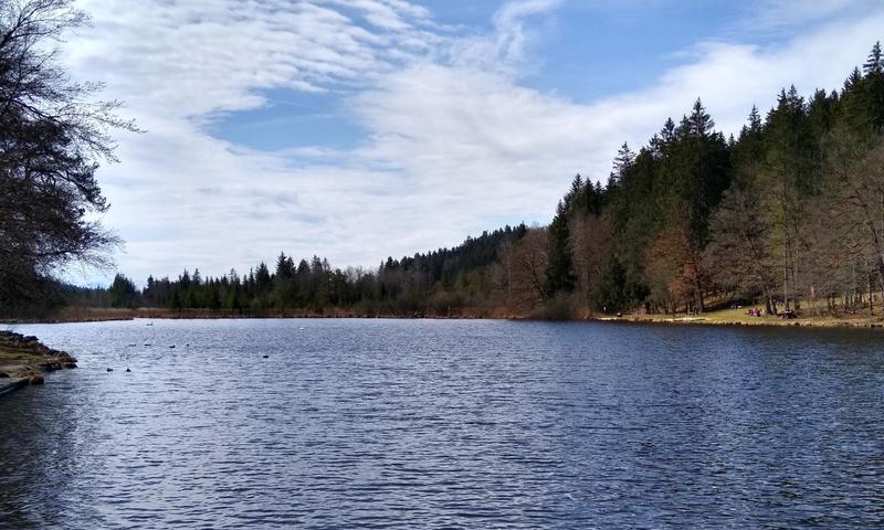 Radtour von München an den Deininger Weiher zum Baden