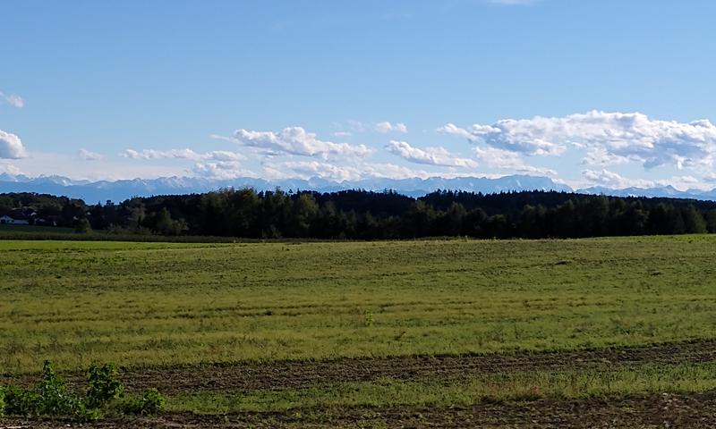 Aussicht vom Steingassenberg bei Türkenfeld